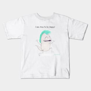 I am Free to be Happy Kids T-Shirt